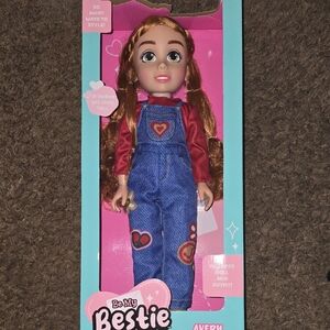 Be My Bestie Doll with Red and Blue Outfit 18inches